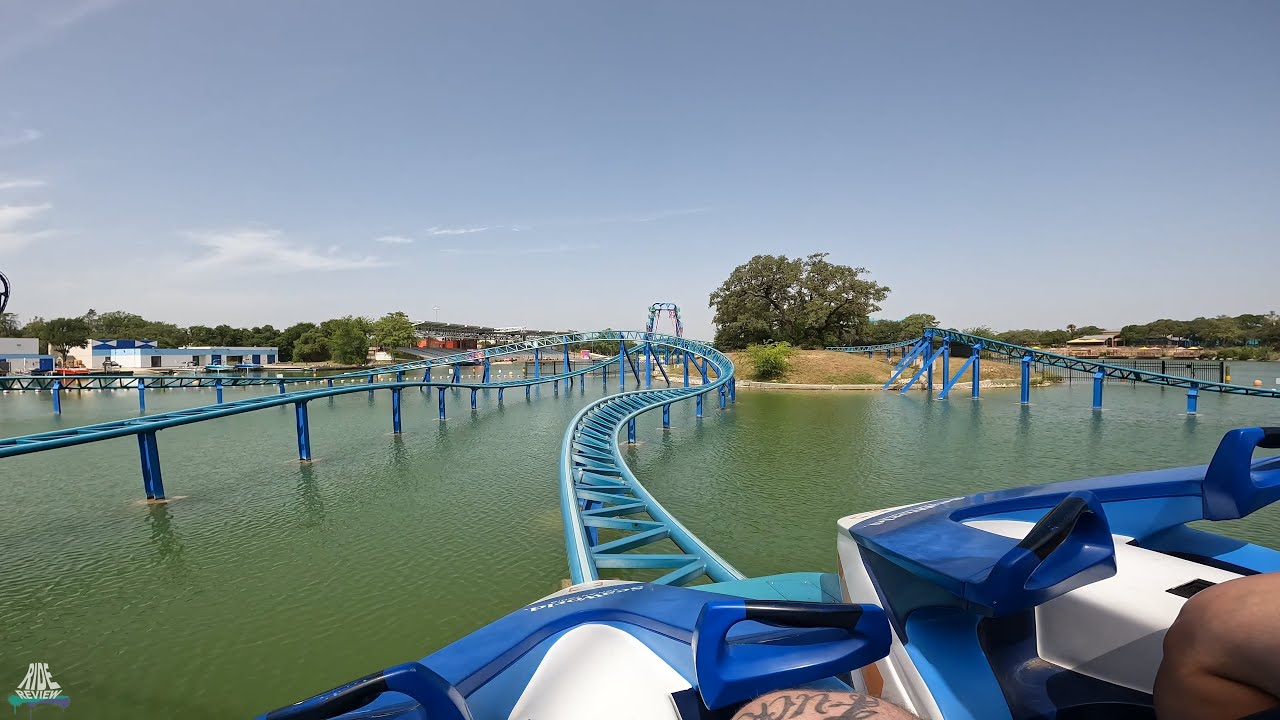 Wave Breaker: The Rescue Coaster - POV - SeaWorld San Antonio - Intamin - Family Launch Coaster