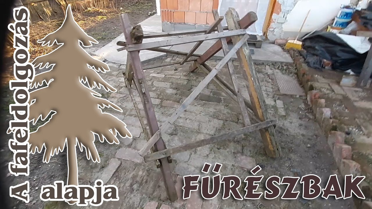 Fűrészbak fejlesztés | Developed saw horse