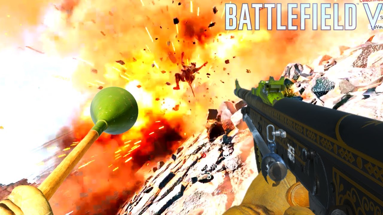 ショーシャ軽機関銃と刺突爆雷でグリッヂプレイヤーを倒した試合【BATTLEFIELD V-BFV