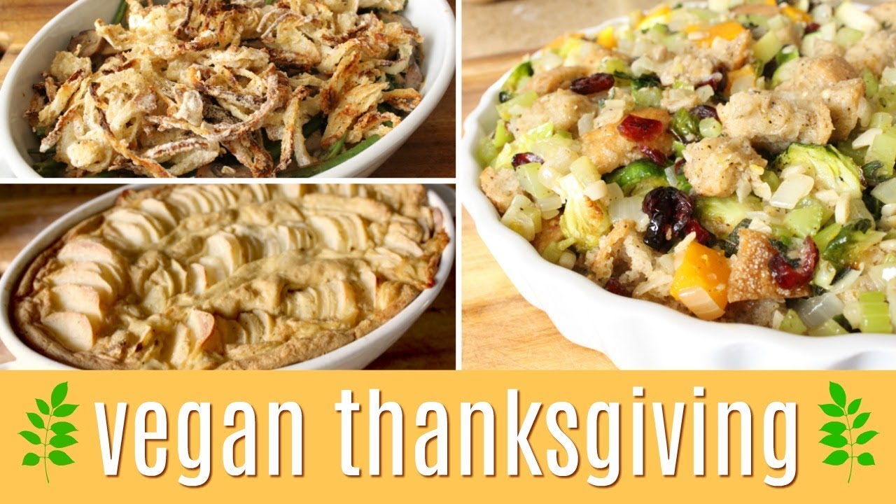 3 Vegan Thanksgiving Dishes | sarah's vegan kitchen
