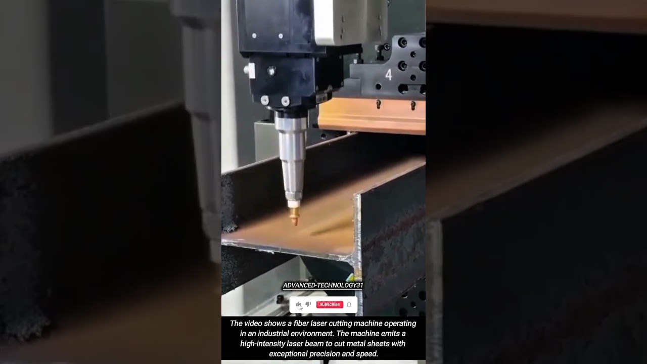 Fiber Laser Cutting Machine in Industrial Operation !! #innovation #tool #welding