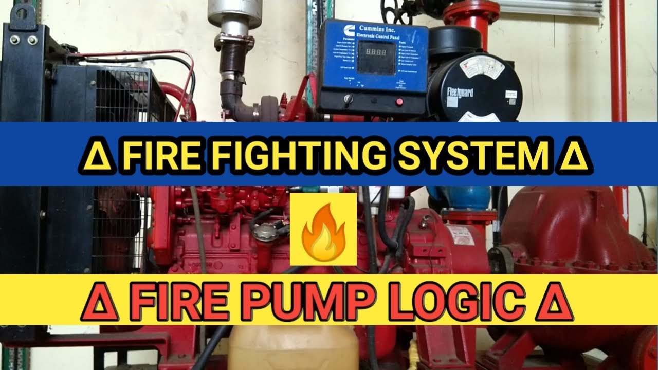 FIRE PUMP LOGIC FULL DETAILS.FIRE FIGHTING SYSTEM IN HINDI