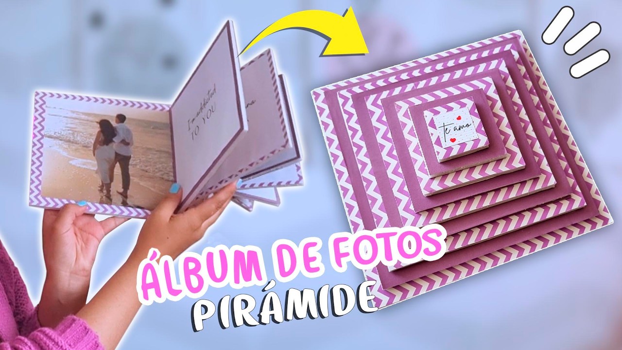 Hagamos un ÁLBUM DE FOTOS ✨ PIRÁMIDE  regalo sorpresa |Tu Diva Creativa