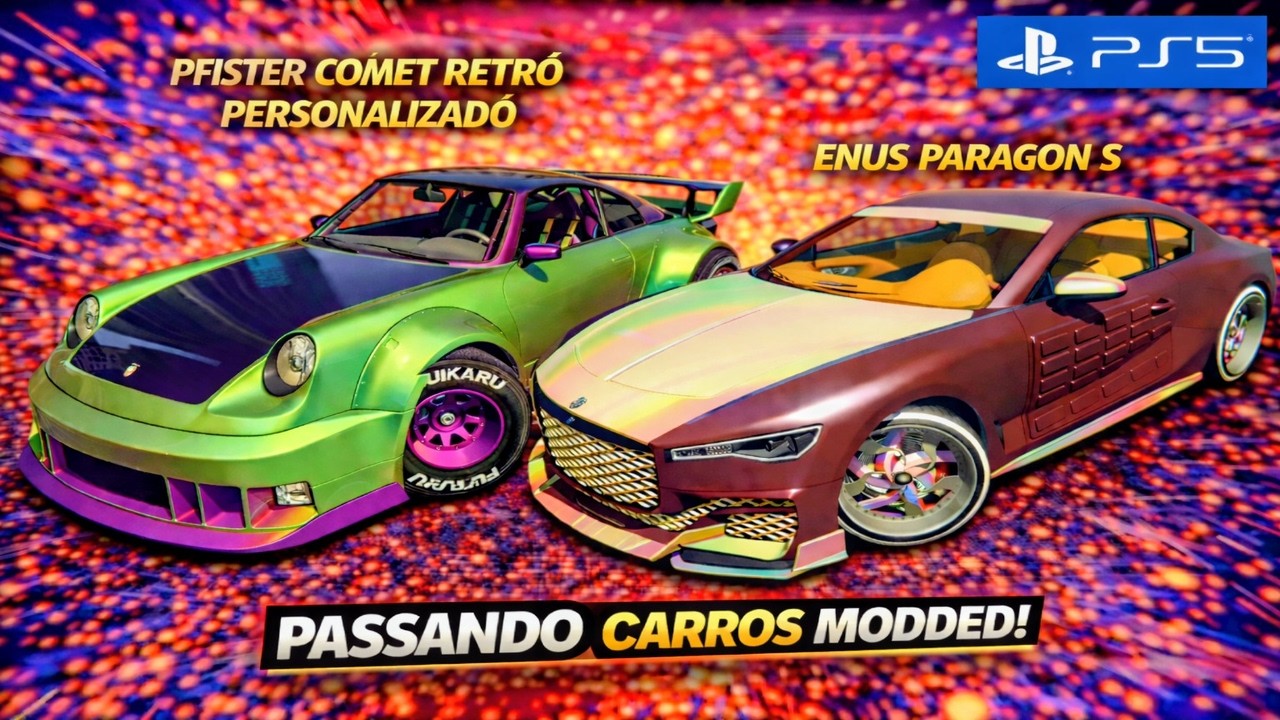 💥LIVE💥PASSANDO PARAGON S e COMET RETRÔ PERS.🔥VEÍCULOS FULL MODDED🔥PS5🔥GTA ONLINE