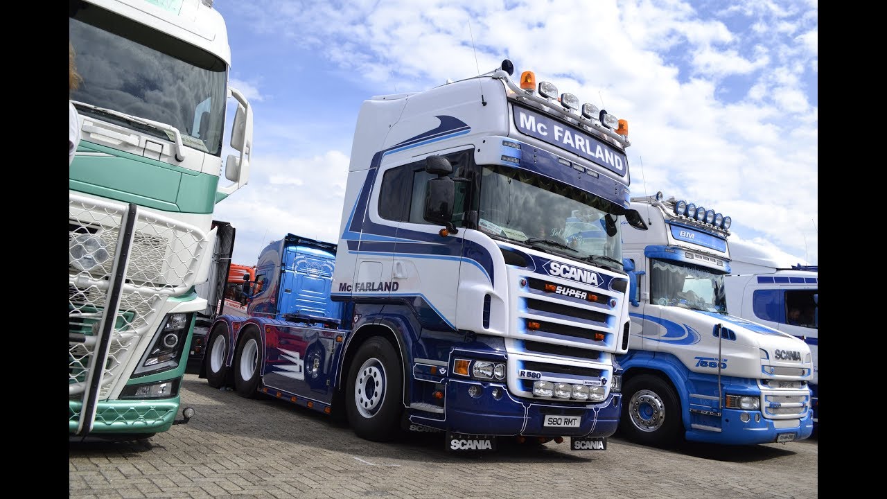 McFarland Scania R580 V8 exhaust SOUND & walkaround