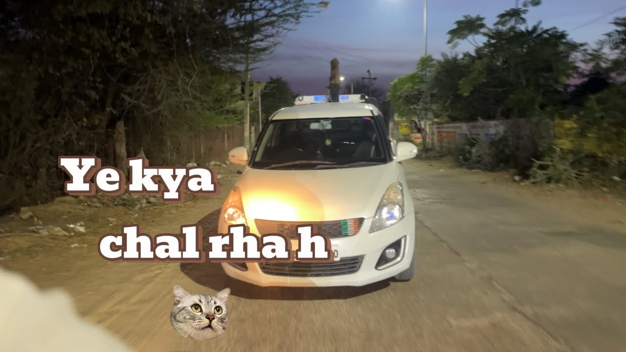 Bhai car se bike pe aana pada 😑😑