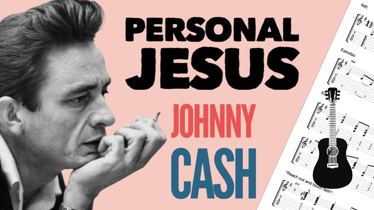 Cómo tocar Personal Jesus (versión de JOHNNY CASH) Depeche Mode 🎸[Tutorial Guitarra: TABS + Acordes]