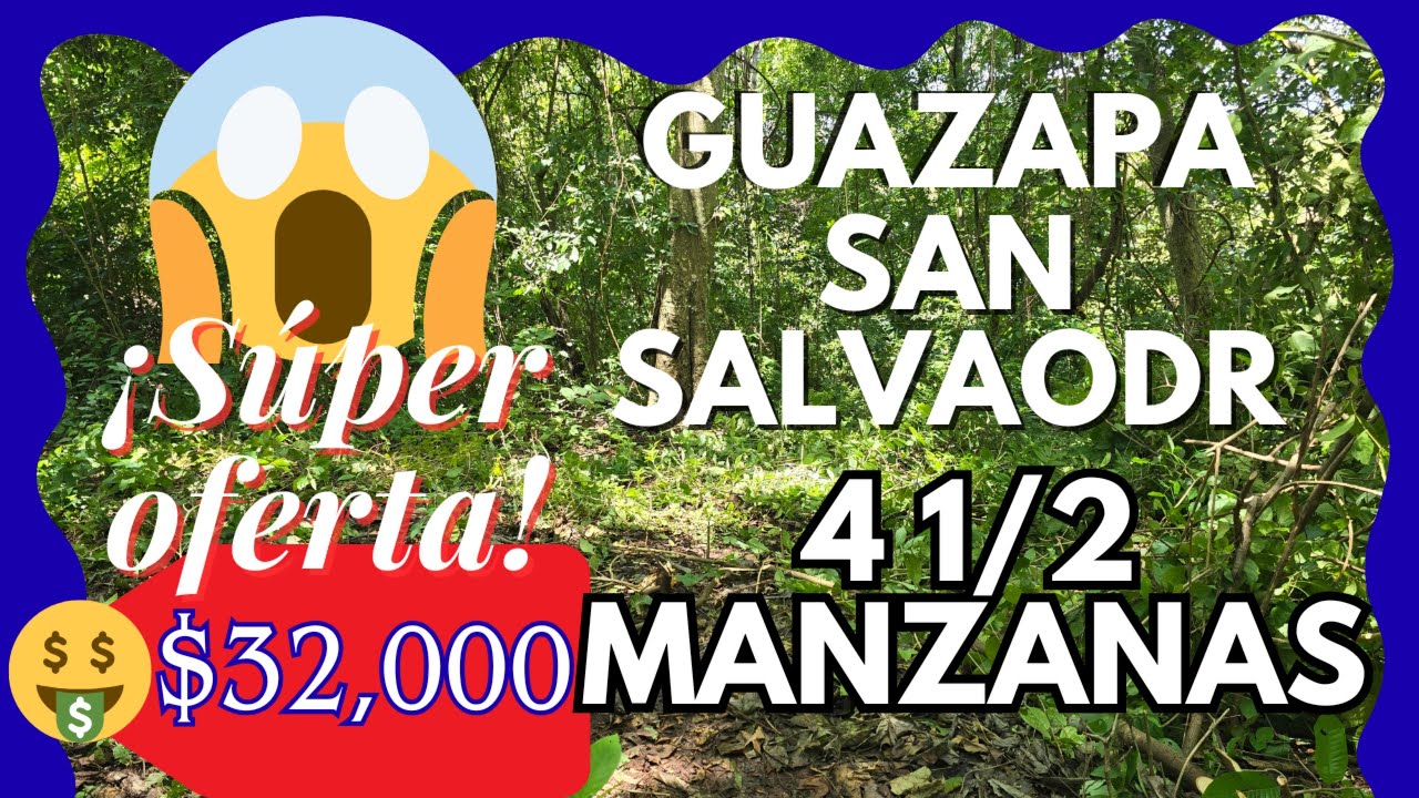 #GANGA, 4 Lindas Manzanas de terreno, Santa Isabel, Guazapa, San Salvador, Super oferta, $32.000
