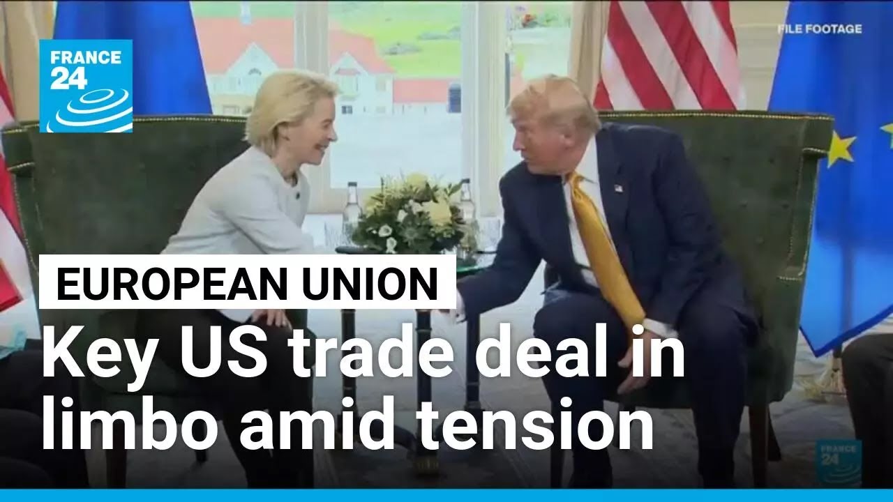 Key EU-US trade deal in limbo amid tension as US threatens extra tariffs &bull; FRANCE 24 English