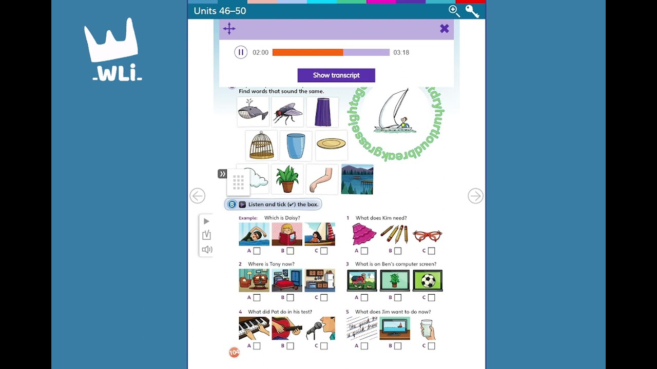UNIT 50: WELL DONE! | AUDIO BOOK FUN FOR MOVERS | SÁCH TIẾNG ANH CHO BÉ | WLi