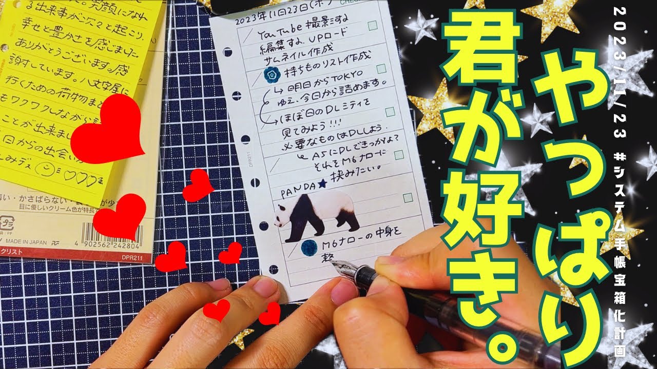 【私の持ち歩き手帳🚶‍♀️📓】やはりこの子になるのか🧐💖⁉️⁉️⁉️