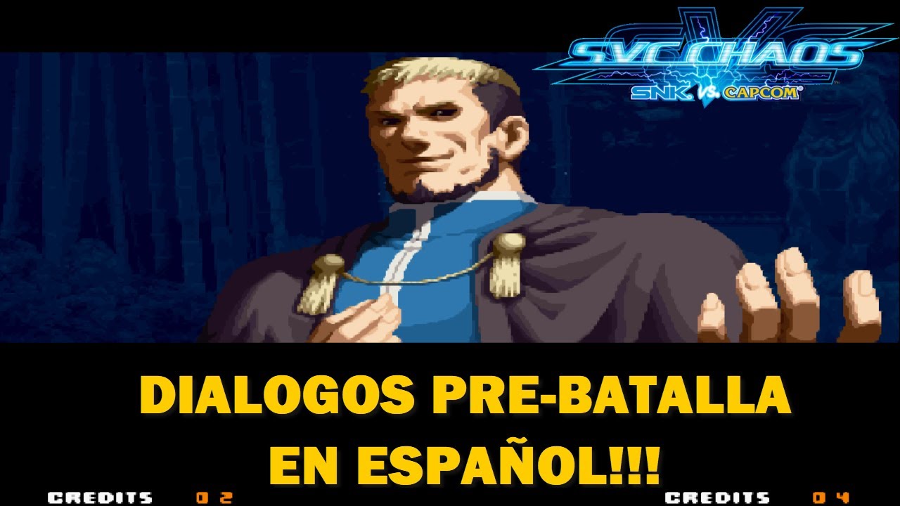 [SNK vs CAPCOM Chaos] GOENITZ todos sus diálogos de batalla en Español