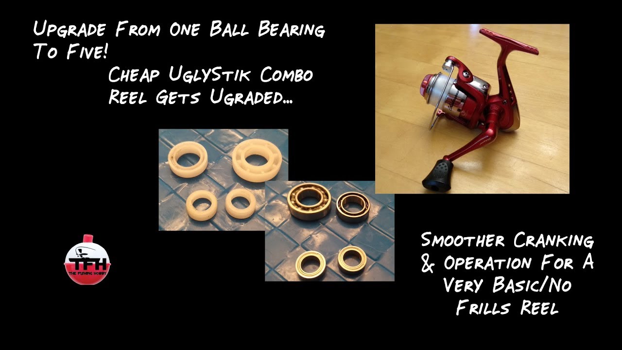 How To Upgrade A Cheap Reel - Inexpensive Reel Upgrades For Cheap UglyStik Combo