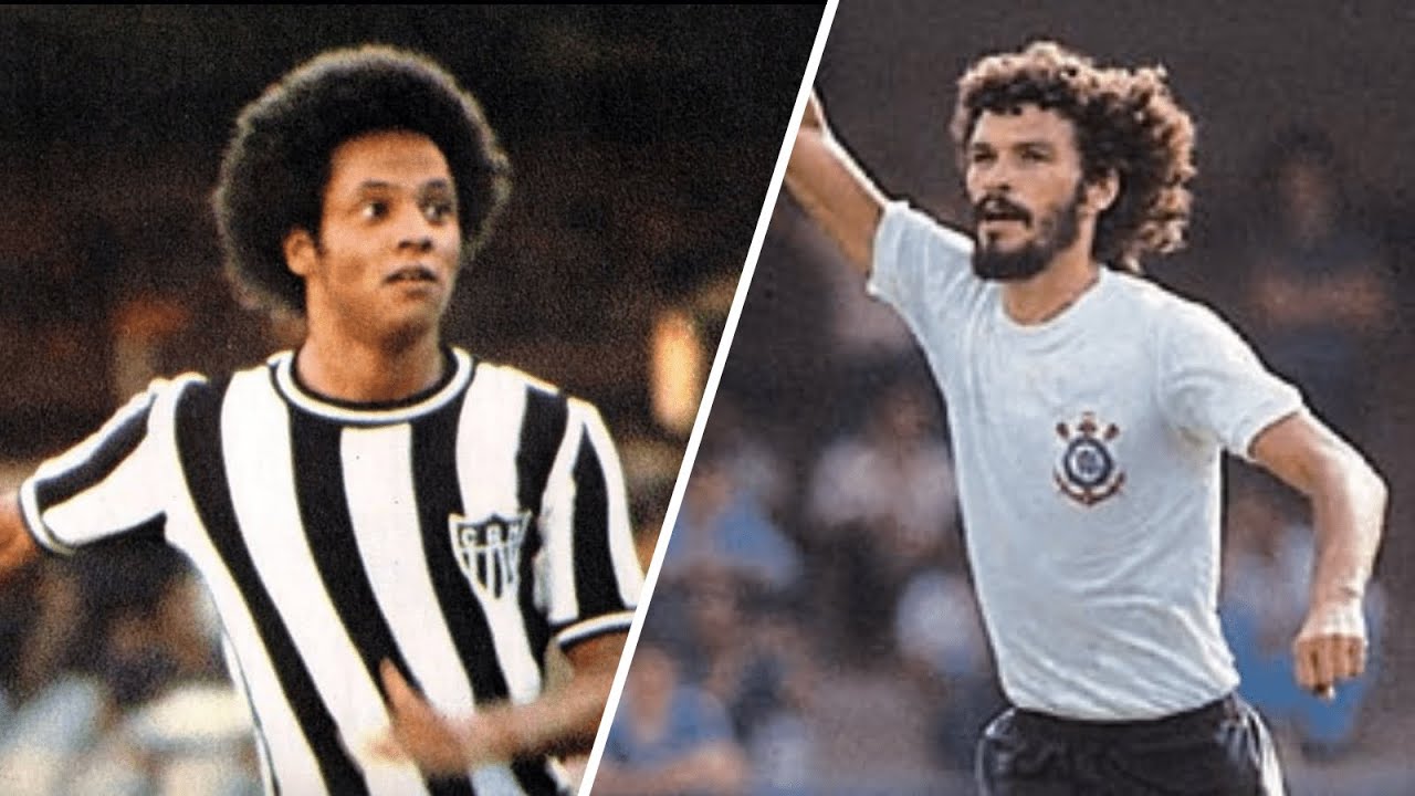 Reinaldo (Atlético-MG) vs Sócrates (Corinthians) | Amistoso 1980