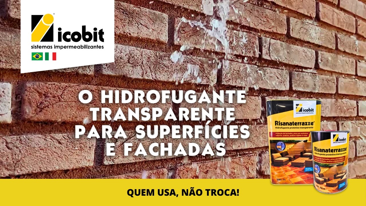 RISANATERRAZZE - O HIDRORREPELENTE PROFISSIONAL DA ICOBIT