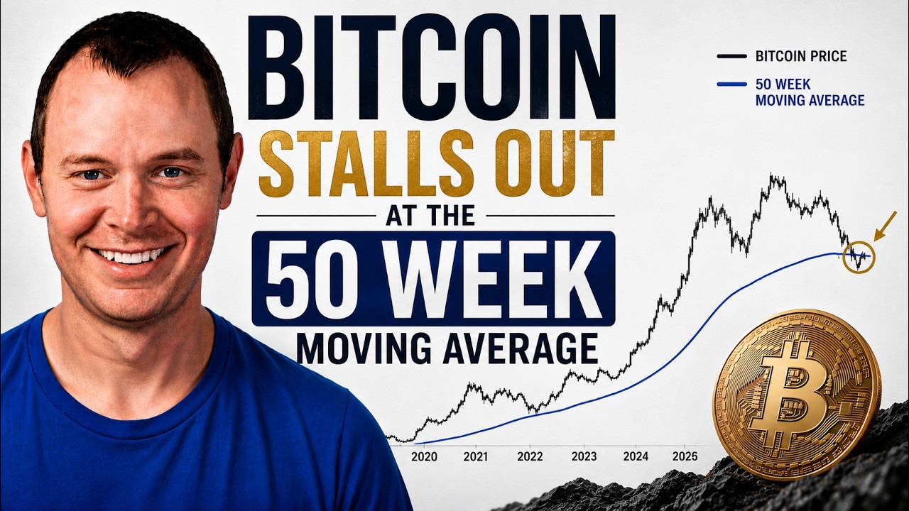Биткоин застопорился на 50-недельной скользящей средней