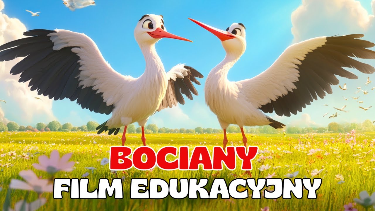 Skąd bociany wiedzą gdzie lecieć❓🌍 Film edukacyjny o bocianach | 31 maja – Dzień Bociana 🗓️