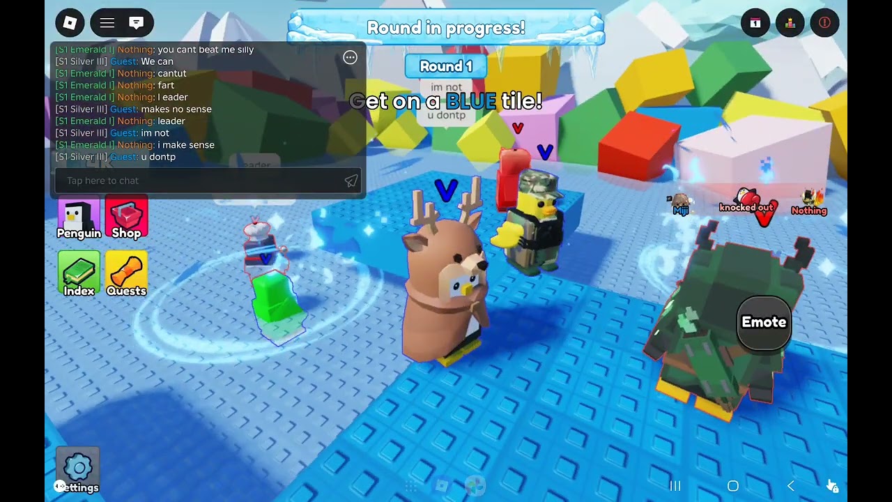 Weirdiest guy i have ever met ( like literally ) in Knockout, Roblox