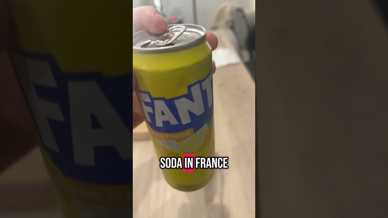 Fanta in Europe has actual fruit juice in it! I like the taste so much better 🥰 #expatlife