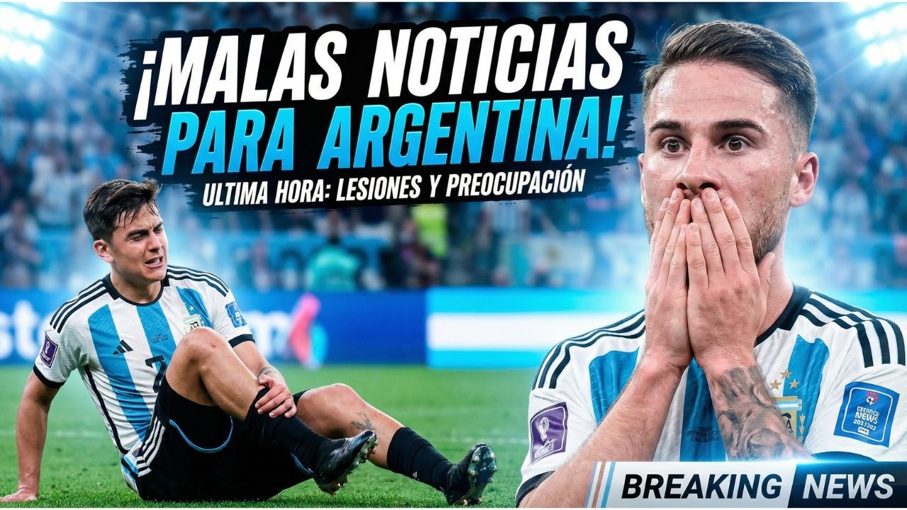 ⚠️ ¡Malas noticias en el plantel argentino antes de la Finalissima!