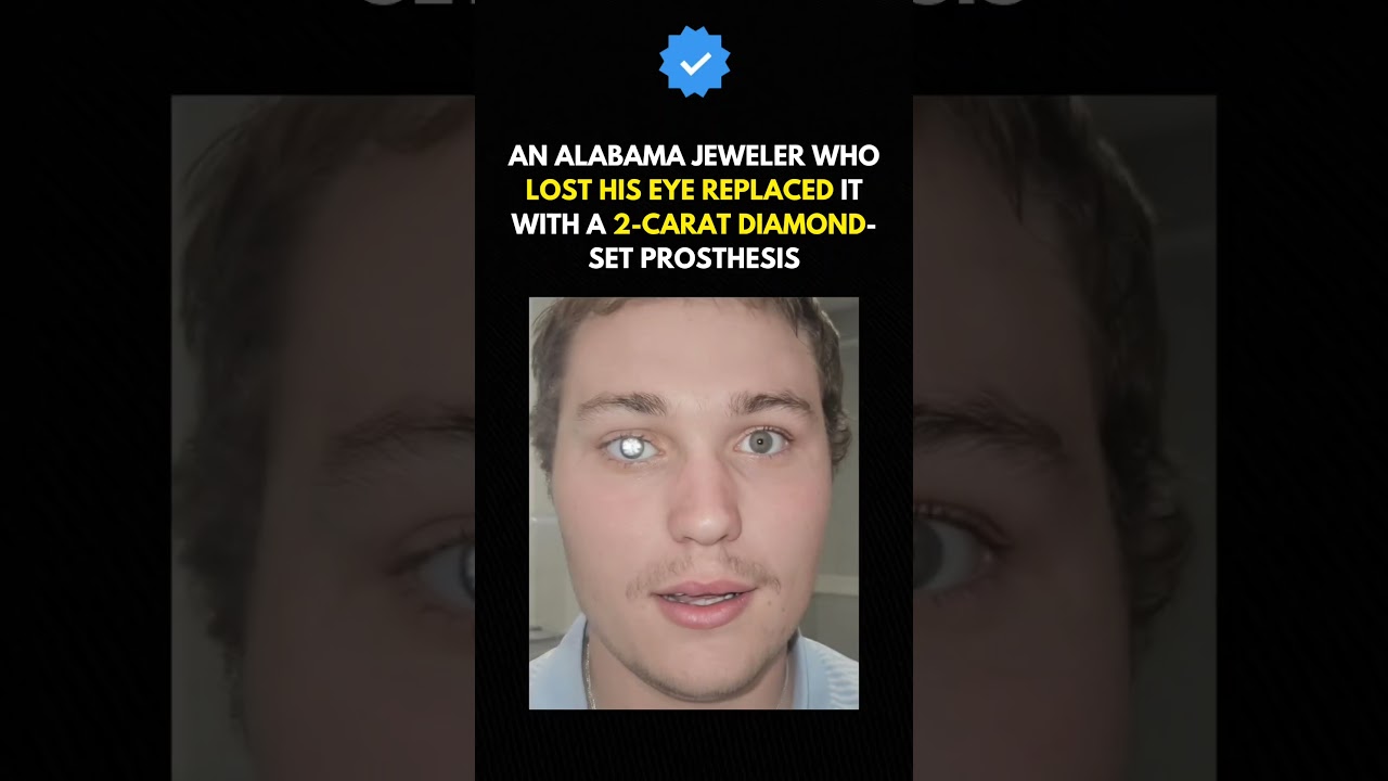 EYE REPLACED IT WITH A 2-CARAT DIAMOND-SET PROSTHESIS