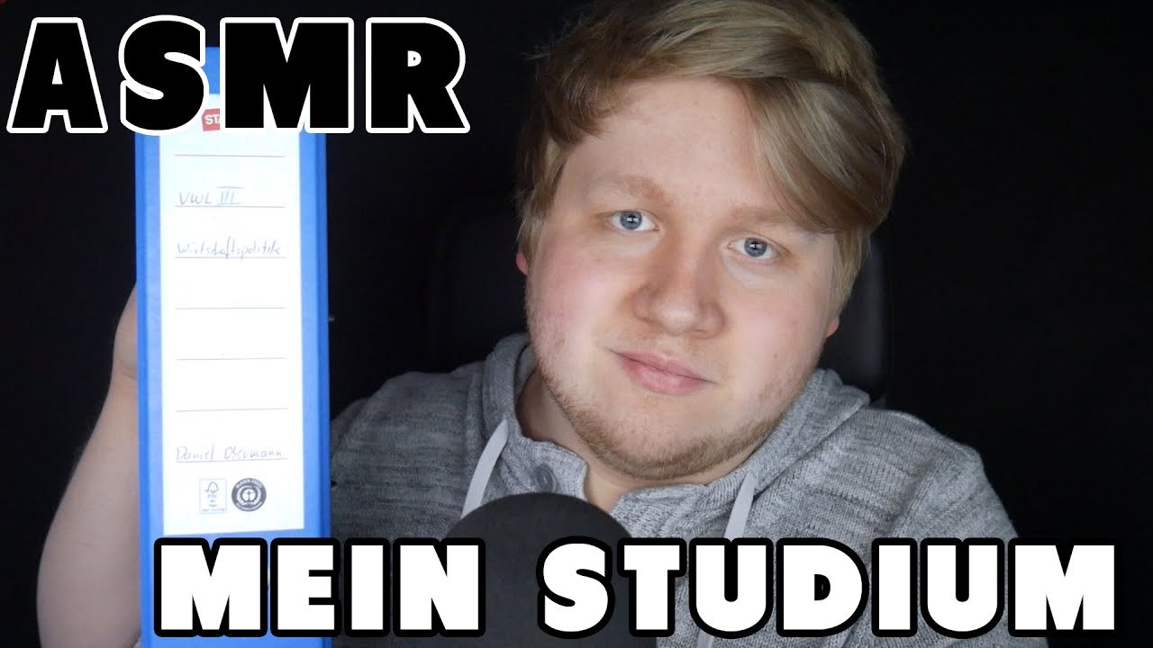 ASMR Ramble | Talk über mein STUDIUM auf Deutsch/German