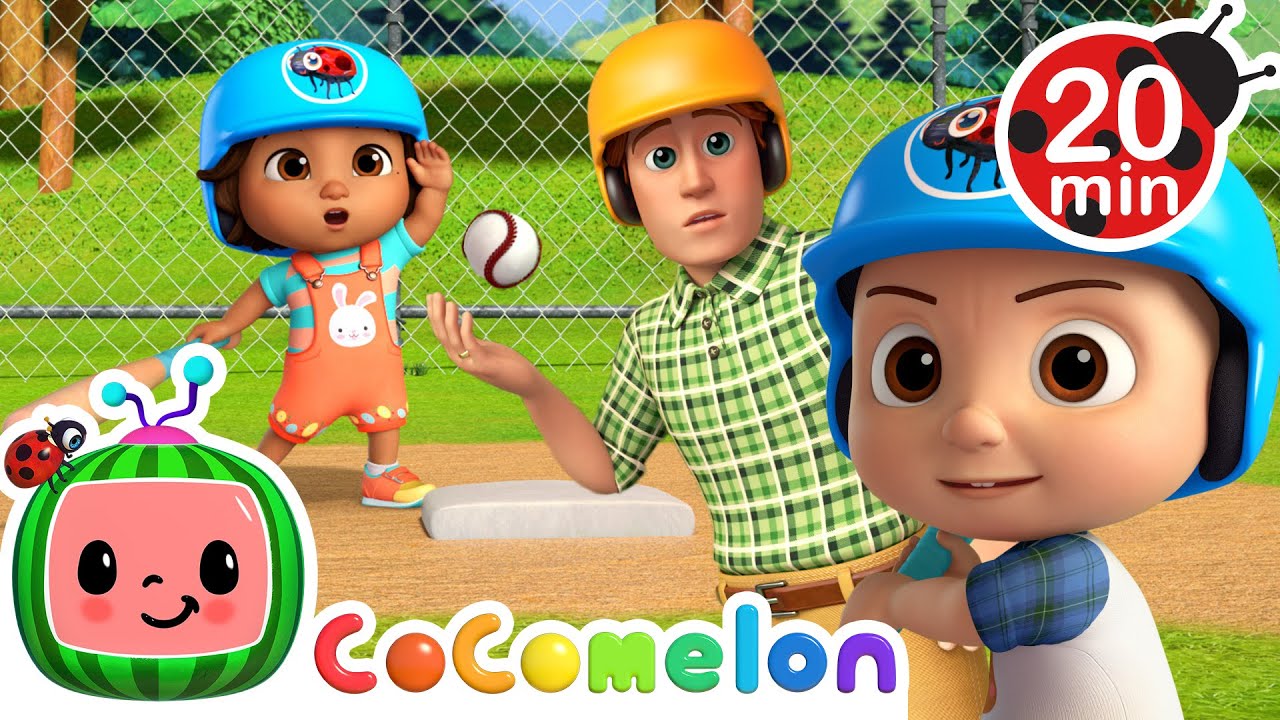 Baseball Showdown: Kids vs. Parents | 🍉 CoComelon - JJ's Baby Songs 🎶 | Songs for Kids