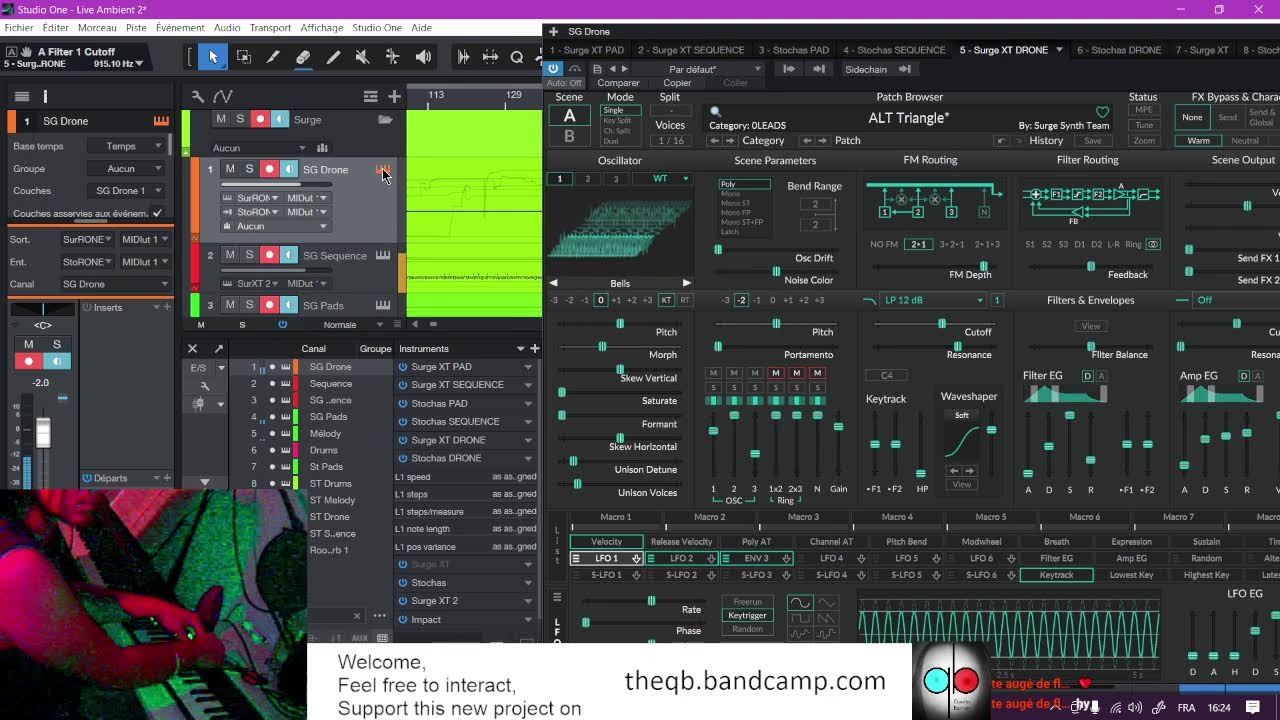 SYNTH AND CHILL - AMBIENT LIVE STREAMING