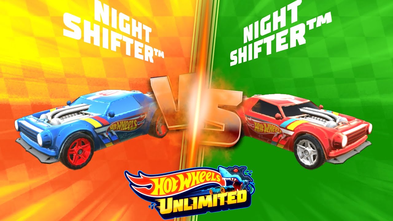 HOT WHEELS UNLIMITED 2 - Night Shifter Vs Night Shifter In World Tracks