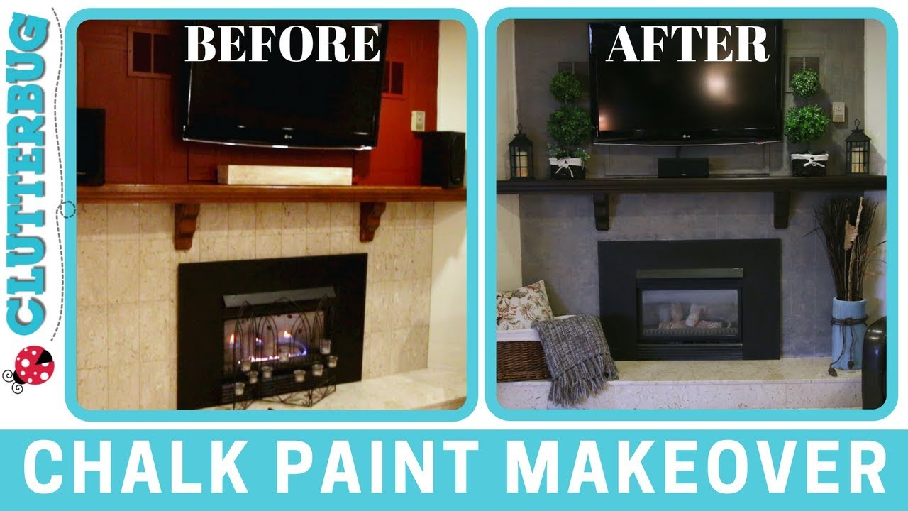 Easy Chalk Paint Makeover - Before and After