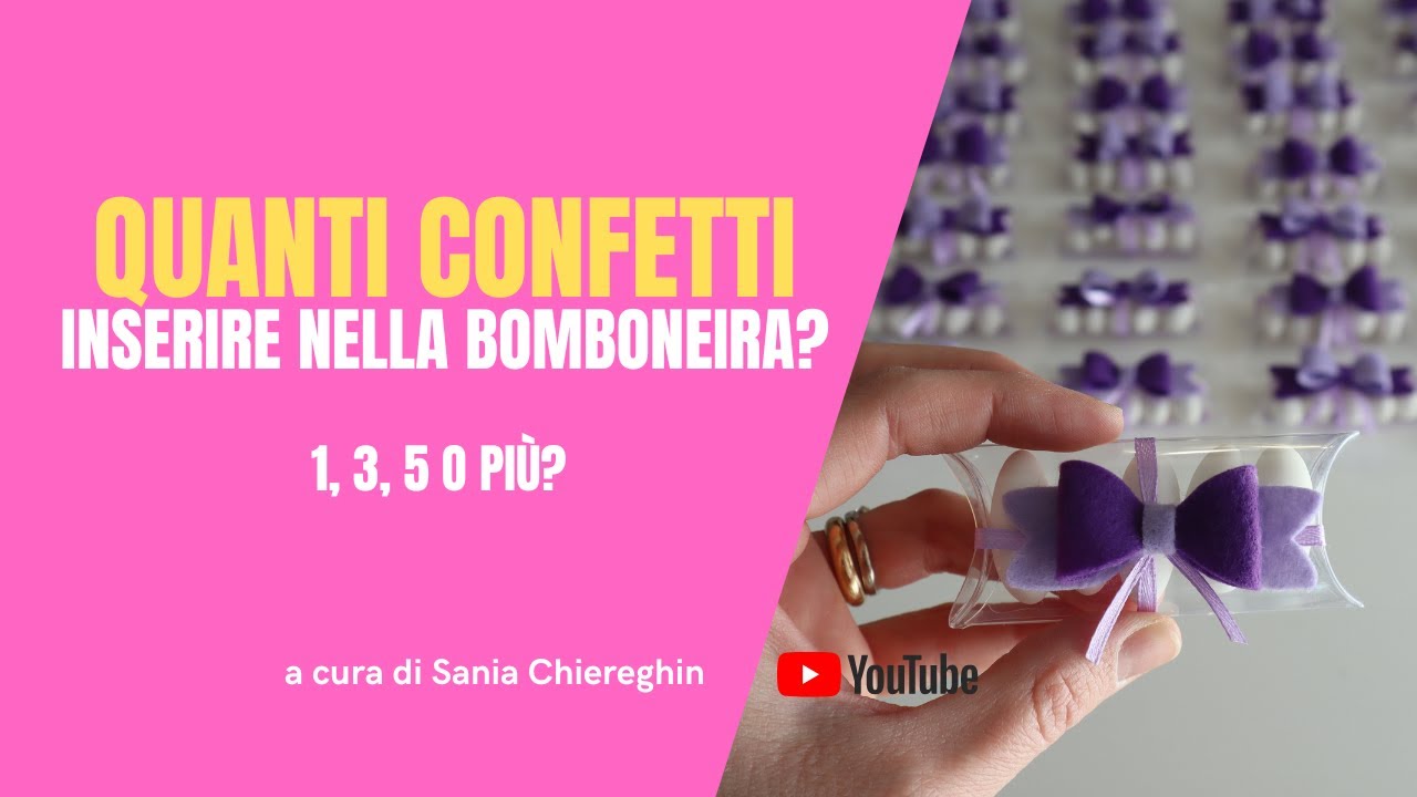Quanti confetti inserire nella bomboniera? Ecco il significato dei confetti