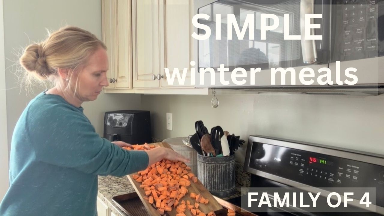 Healthy, whole food meals in my country cottage kitchen | Cooking for my family of 4