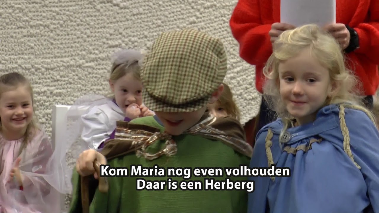 kersttoneel 3de kleuterklas vrije basisschool de bijenkorf