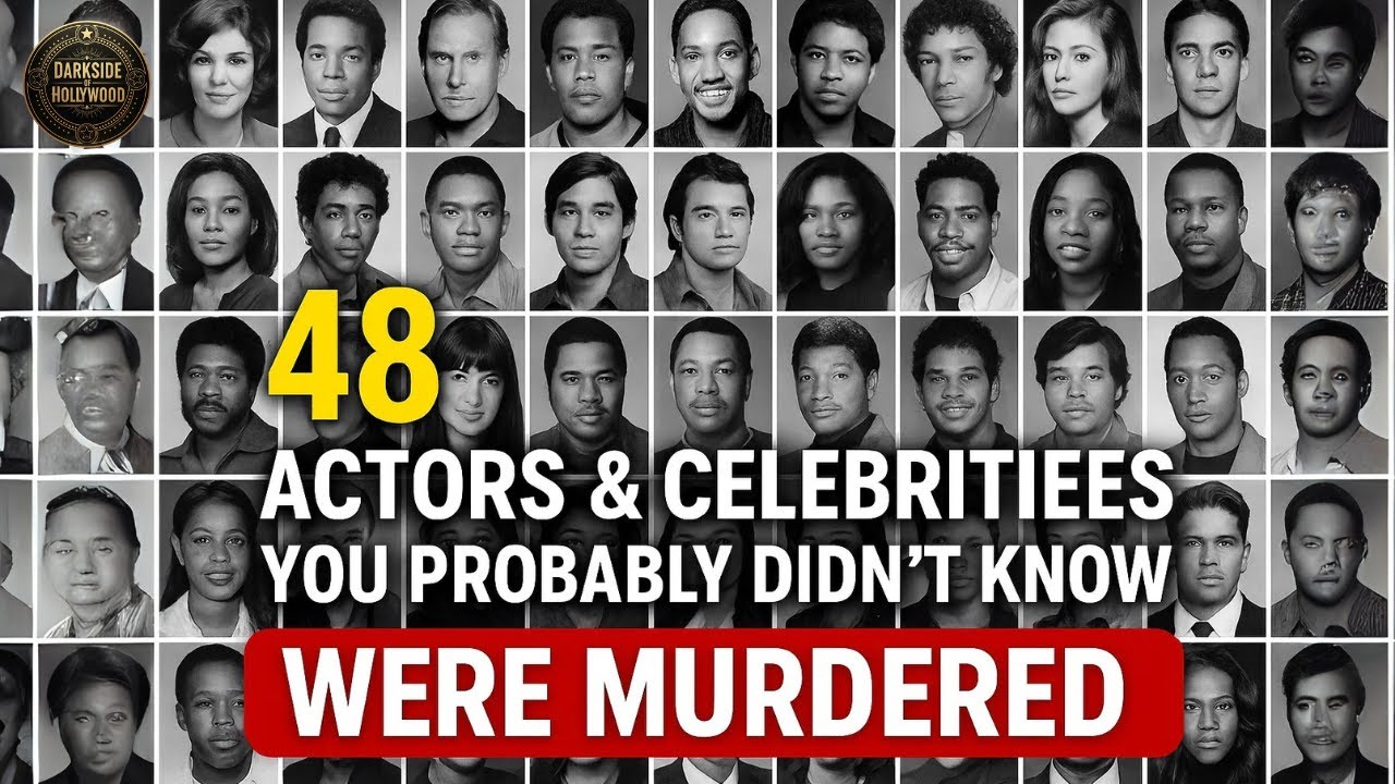 48 Actors & Celebrities You Didn&rsquo;t Know Were Murdered | Dark Hollywood Then and Now 2025