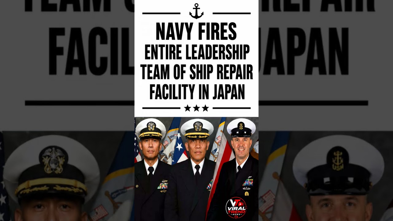 Navy Fires Entire Leadership Team in Japan 😱 | Shocking Military Shake-Up