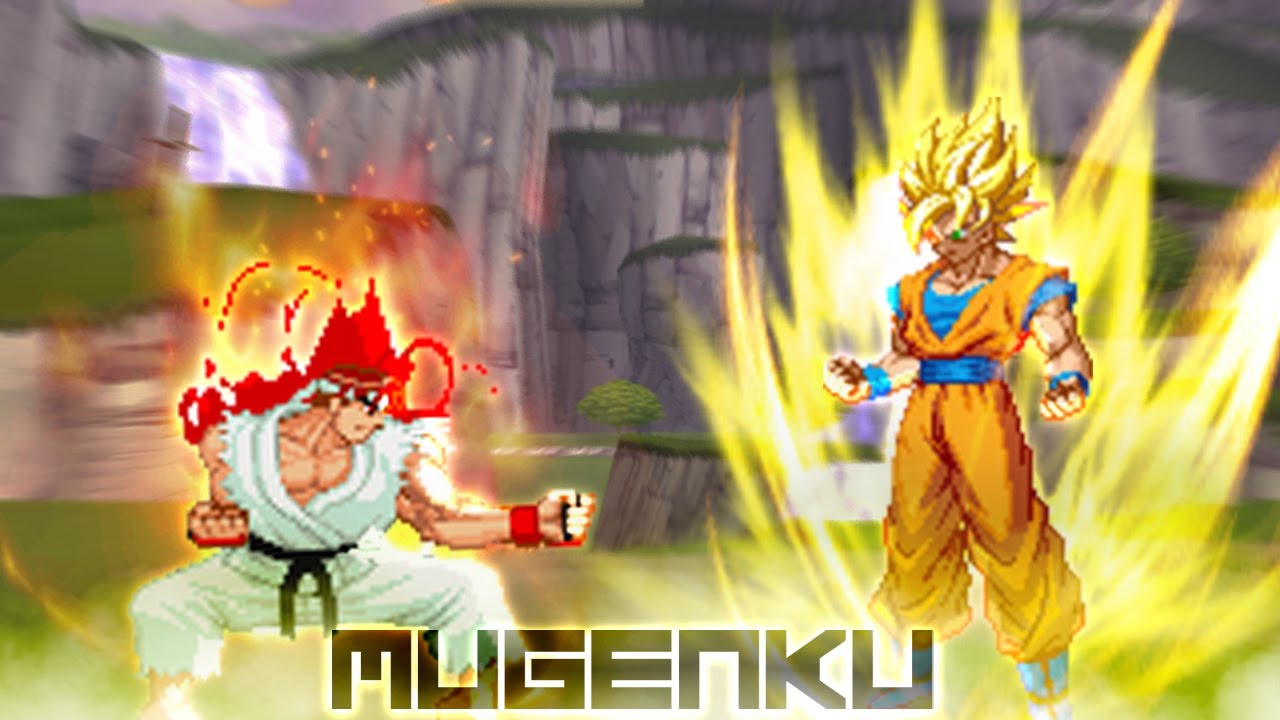 Training with Goku! vs Heavy Combo Ryu. Dragon Ball Super vs Street Fighter MUGEN Multiverse