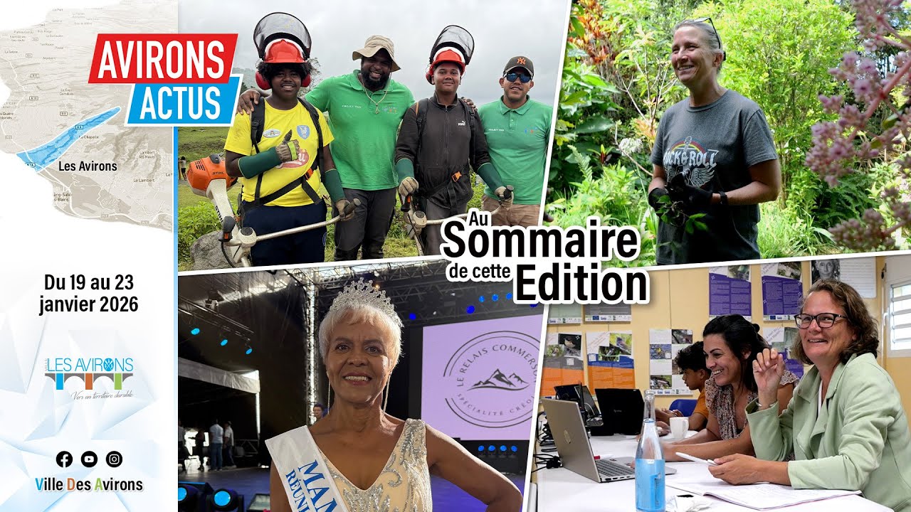 🇷🇪 Avirons Actus 🎥 (semaine du 19 au 23 janvier 2026)