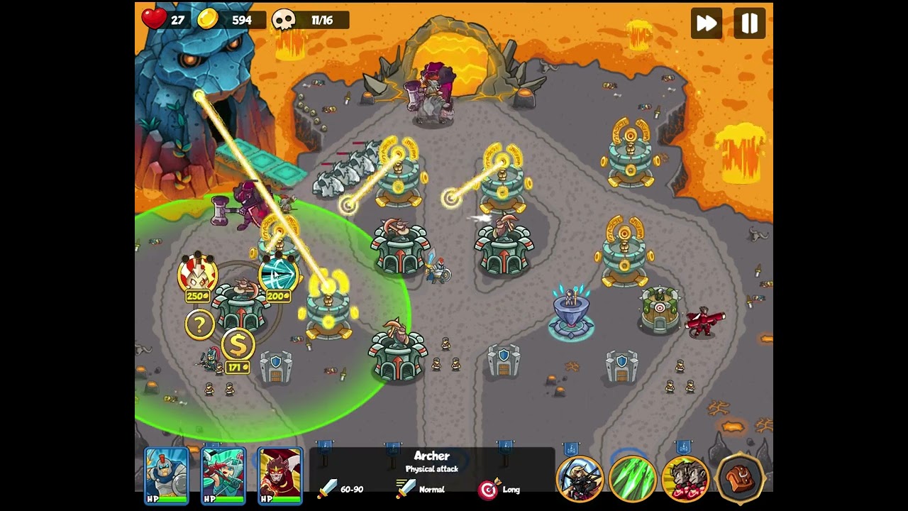 Epic Empire: Tower Defense Level 24 easy