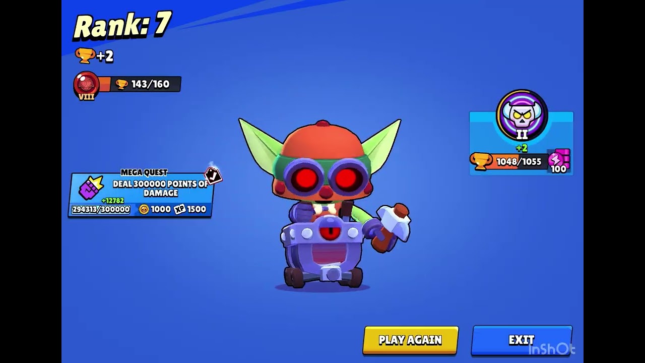 Some games after 1000 trophies in Brawl Stars and finishing a Mega Quest! #brawlstars  #brawl  