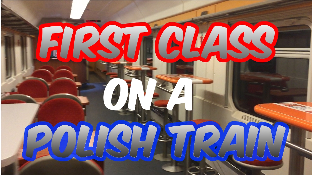 Travelling first class on a Polish Intercity train from Rzeszow to Krakow