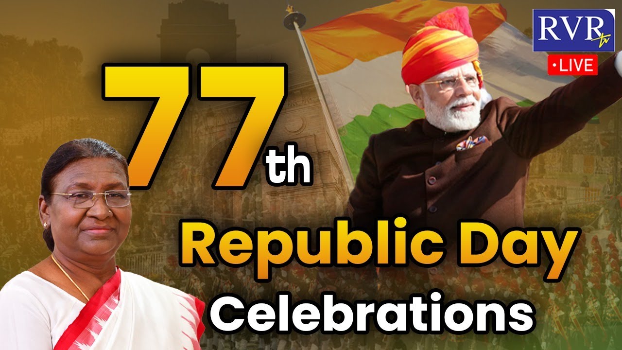 🔴LIVE: Republic Day Parade 2026 LIVE: 77th Republic Day Parade | PM Modi | RVR TV