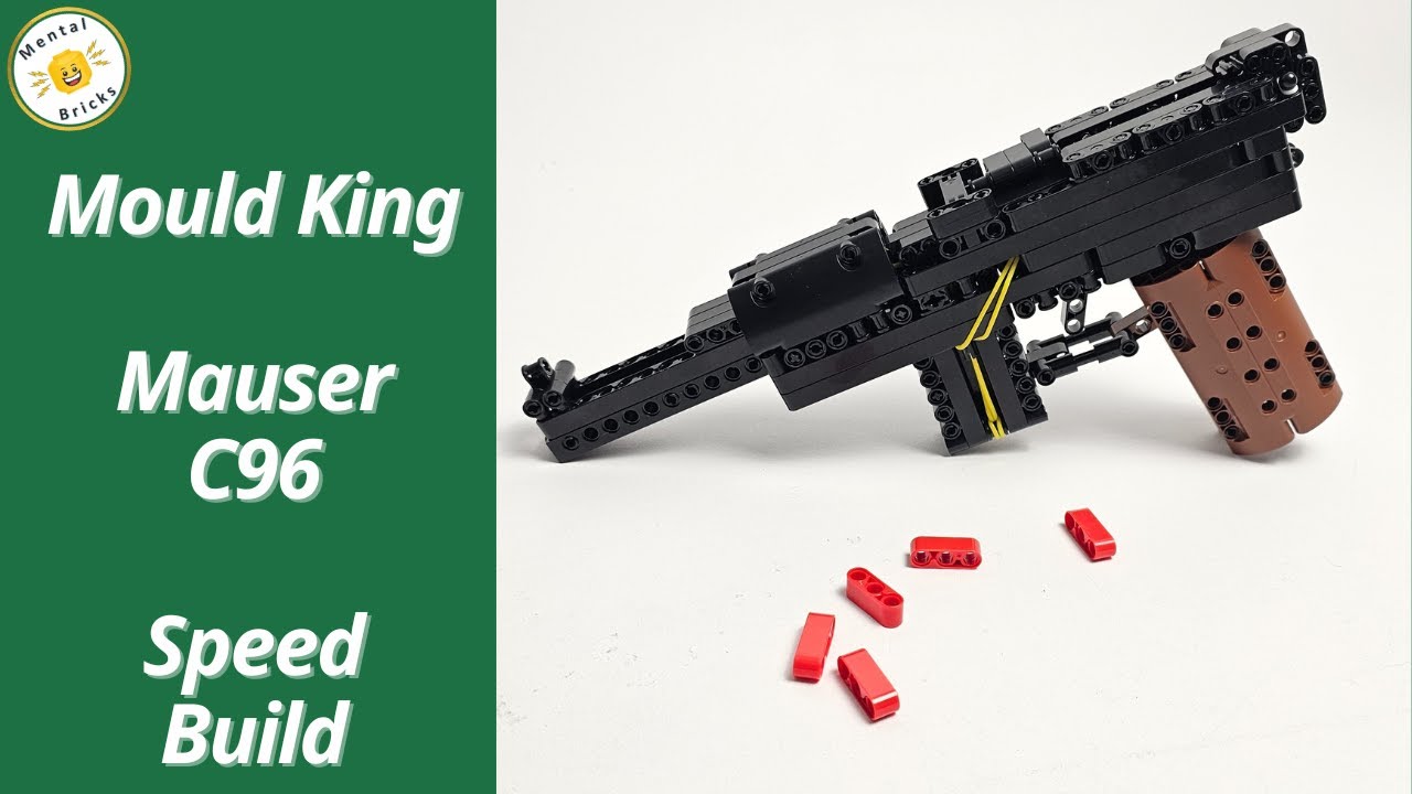 Mould King Mauser C96 Block Gun Speed Build