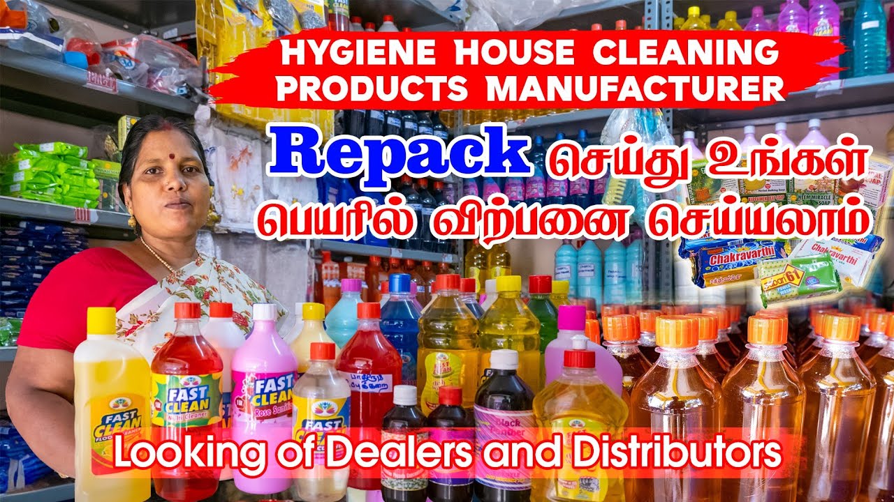 Housekeeping products manufacturer in chennai | Home cleaning Products Business opportunity