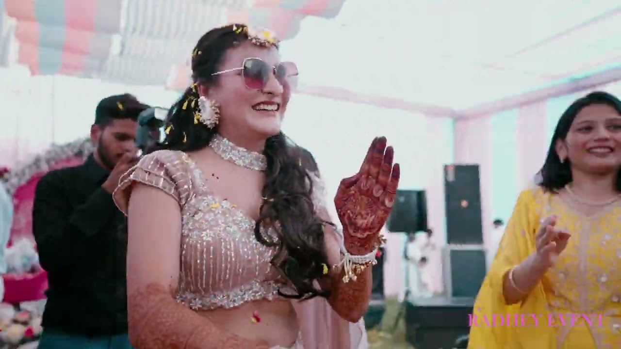Piyush haldi wedding Radhe event