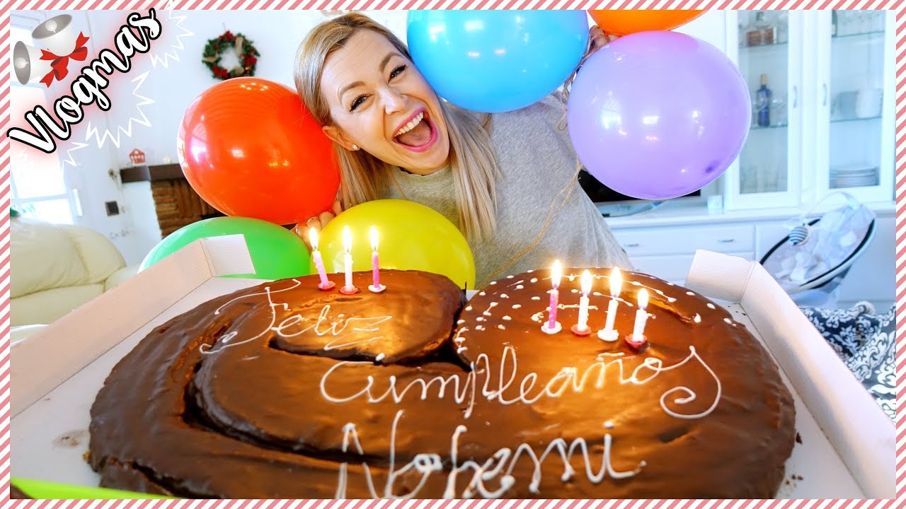 🎄 ¡CUMPLE DE NOHE! 🎂 ESTO NO se lo ESPERABA 🙊  | ❄️VLOGMAS❄️