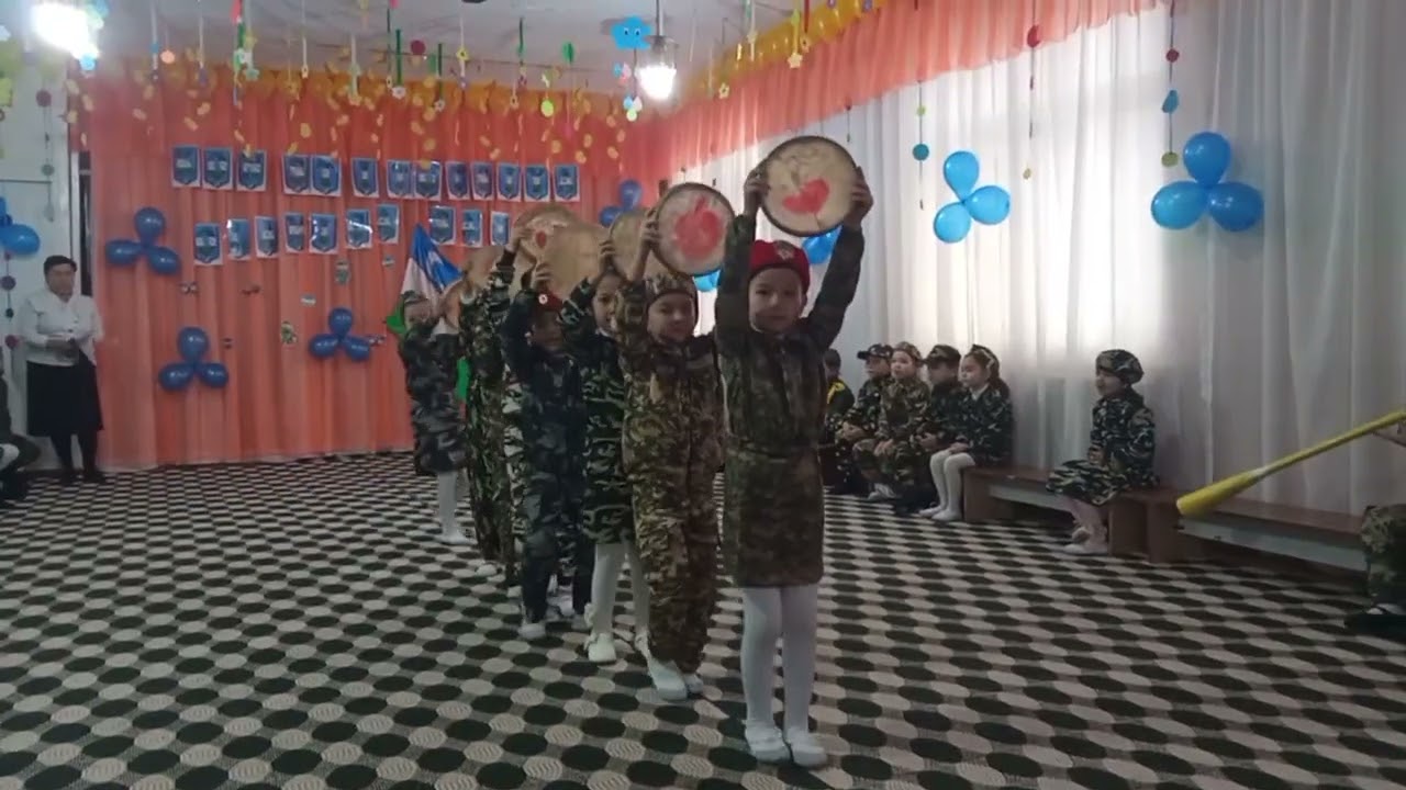 14-yanvar, 2024yil. Vatan himoyachilari kuniga qizlar raqsi...4DMTT bolalari