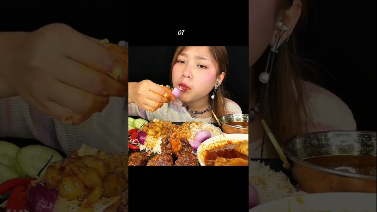 ASMR: ем жирное карри из бараньих костей 😋👌👌🐐 #asmr #trendingshorts #viralshort #shorts