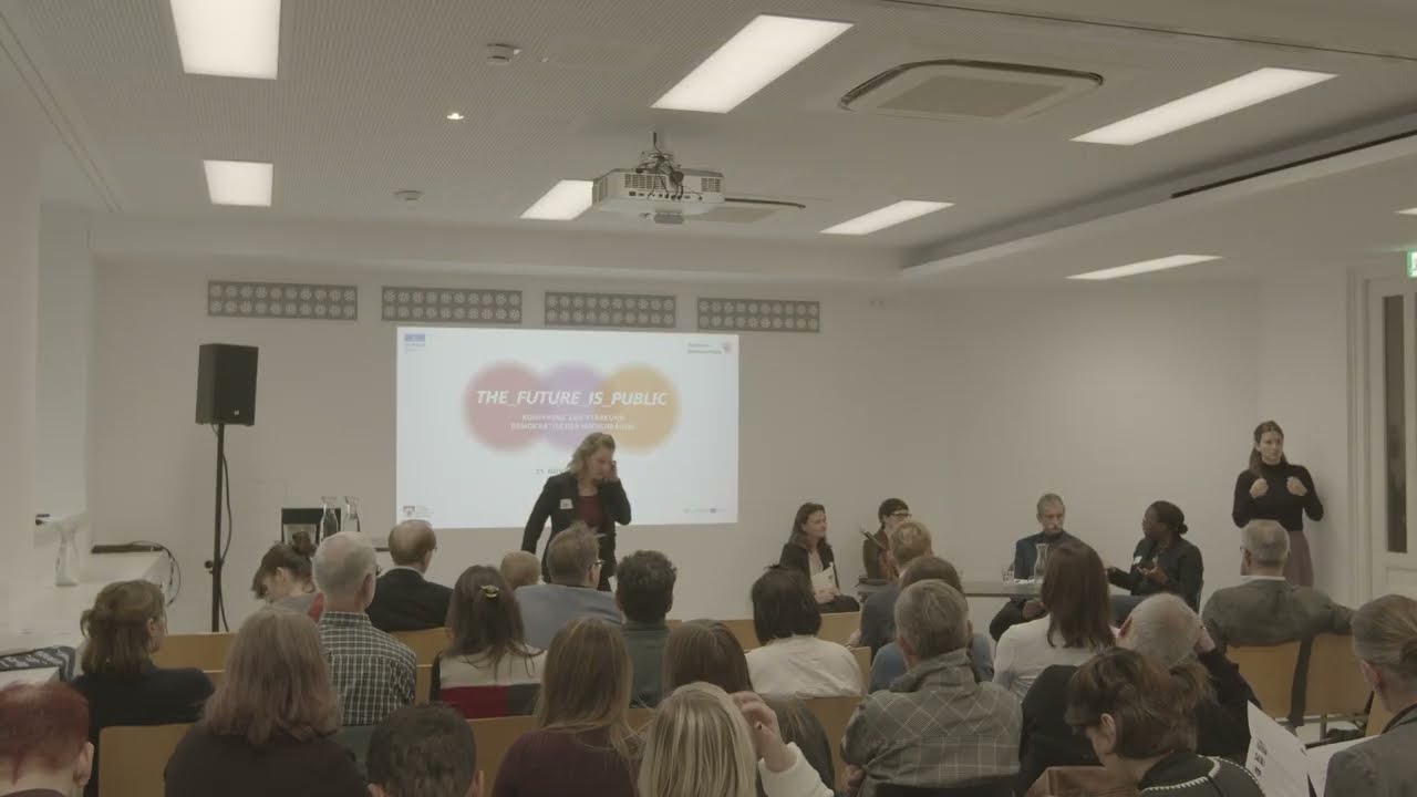 Podiumsdiskussion: Medien(politik) gestalten - Demokratie stärken