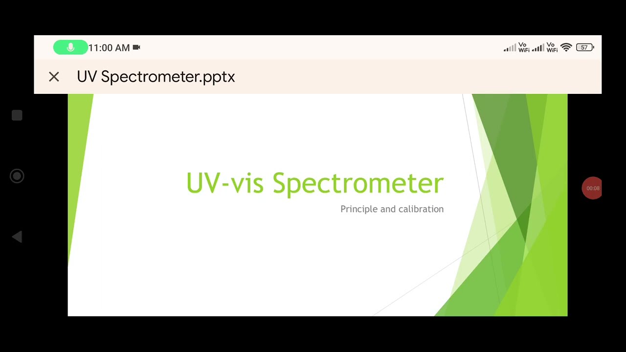 UV vis spectrophotometer calibration 