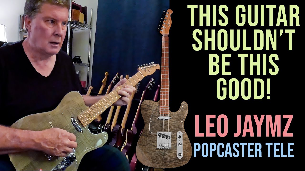 This Guitar Shouldn't Be This Good - Crazy Nice Neck on Leo Jaymz Popcaster Telecaster Clone!